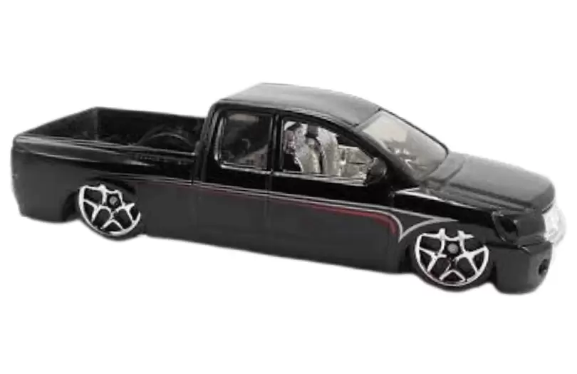 Foto da miniatura Hot Wheels Nissan Titan na cor Preto