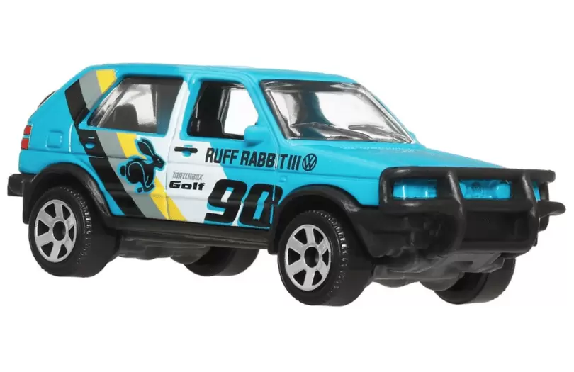 Foto da miniatura Matchbox 90 Volkswagen Golf Country na cor Azul