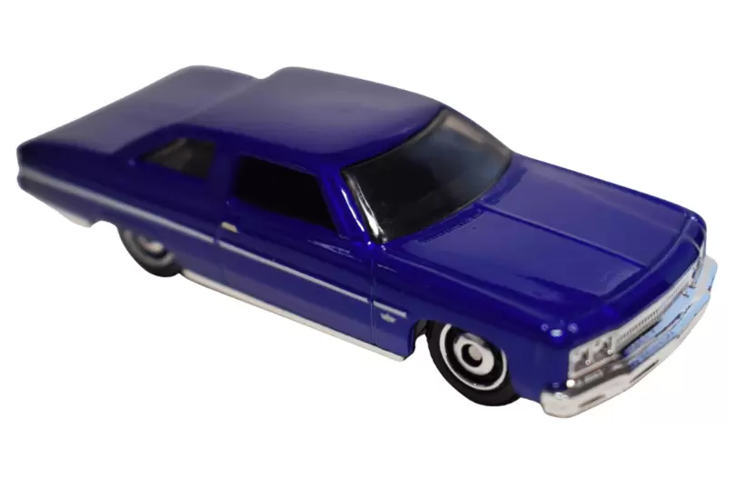 Foto da miniatura Matchbox 75 Chevy Caprice Classic na cor Azul