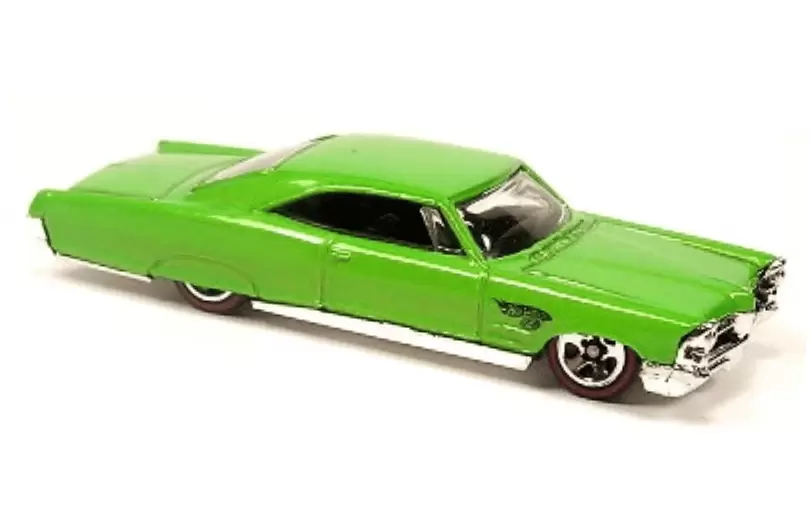 Foto da miniatura Hot Wheels Pontiac Bonneville '65 na cor Verde