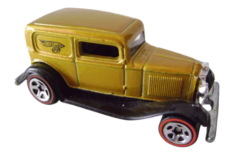 Foto da miniatura Hot Wheels Ford Delivery 1932 na cor Dourado