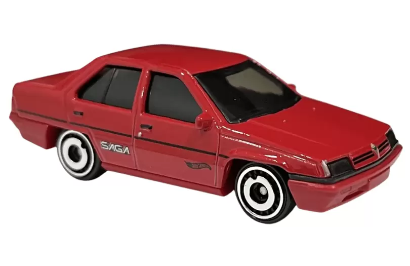 Foto da miniatura Hot Wheels Proton Saga na cor Vermelho