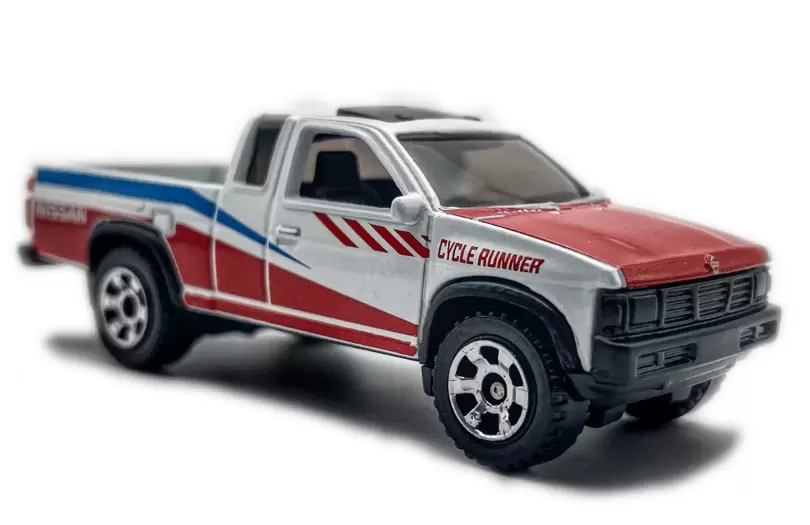 Foto da miniatura Matchbox 1995 Nissan Hardbody (D21) na cor Branco
