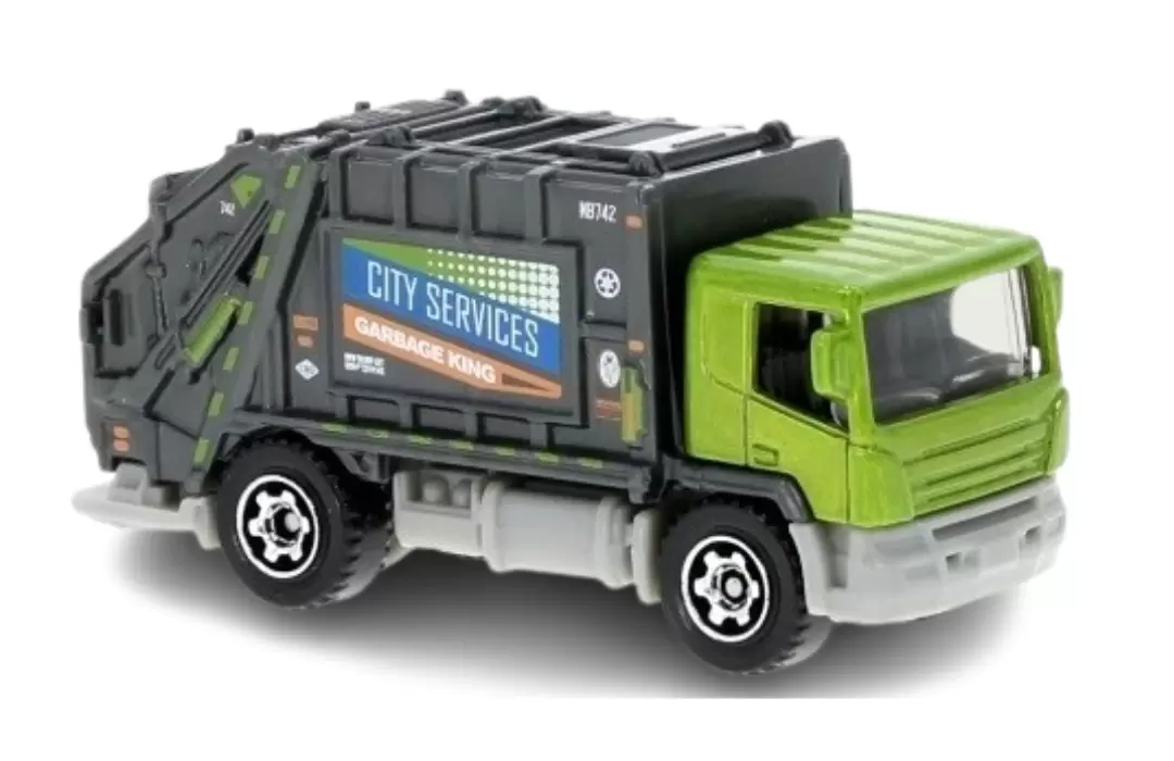 Foto da miniatura Matchbox Garbage King na cor Verde