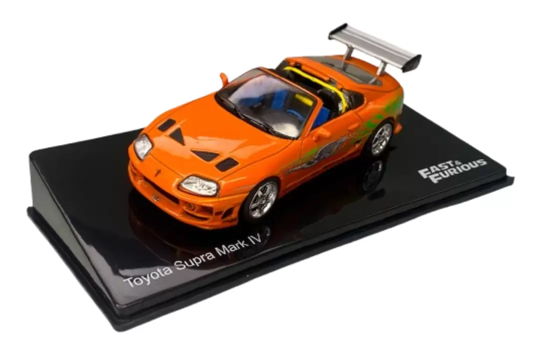 Foto da miniatura IXO Toyota Supra MK4 na cor Laranja