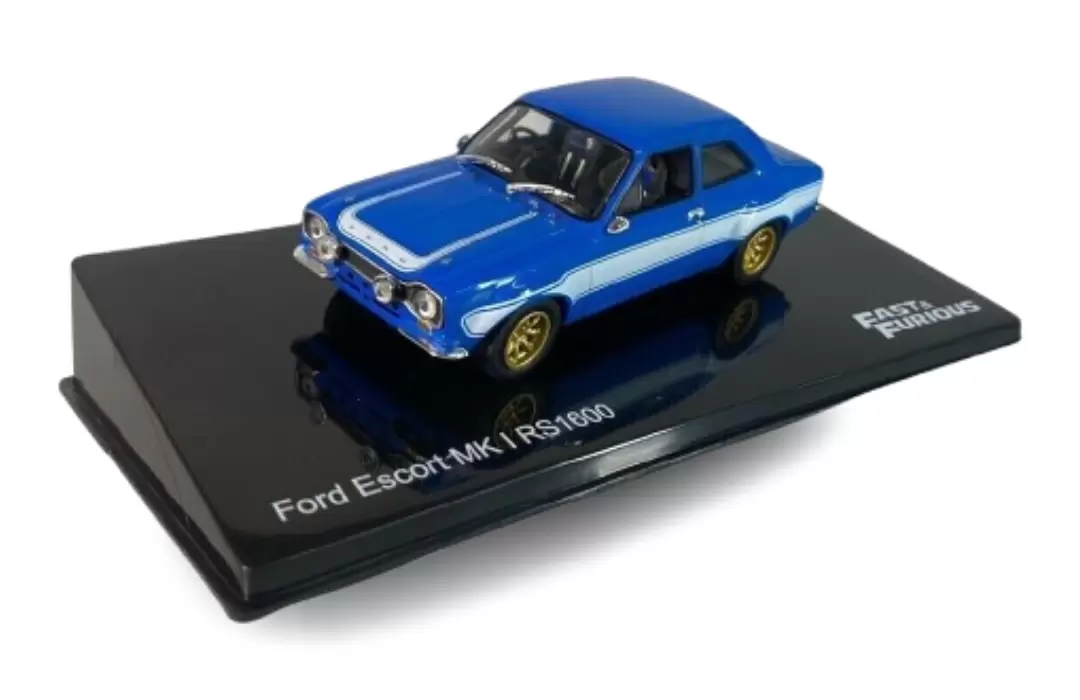 Foto da miniatura IXO Ford Escort RS1600 na cor Azul