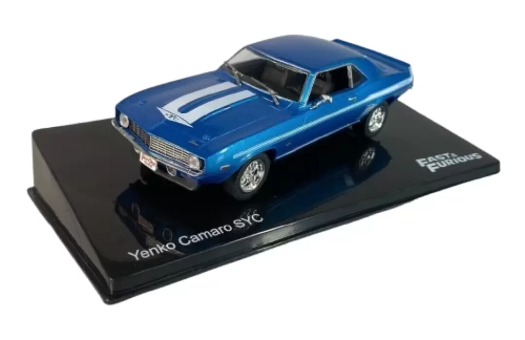 Foto da miniatura IXO Yenko Camaro SYC na cor Azul