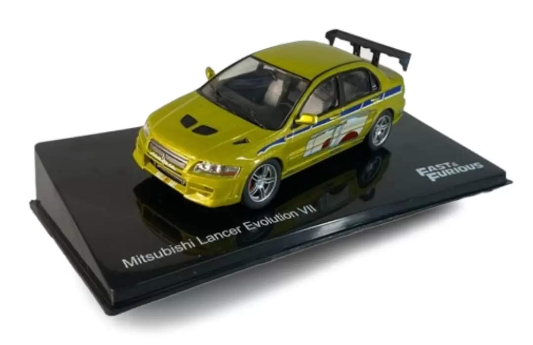 Foto da miniatura IXO Mitsubishi Lancer Evolution VII na cor Verde