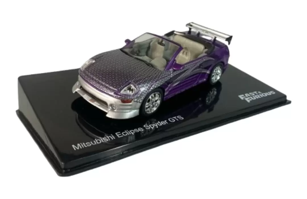 Foto da miniatura IXO Mitsubishi Eclipse Spyder GTS na cor Roxo