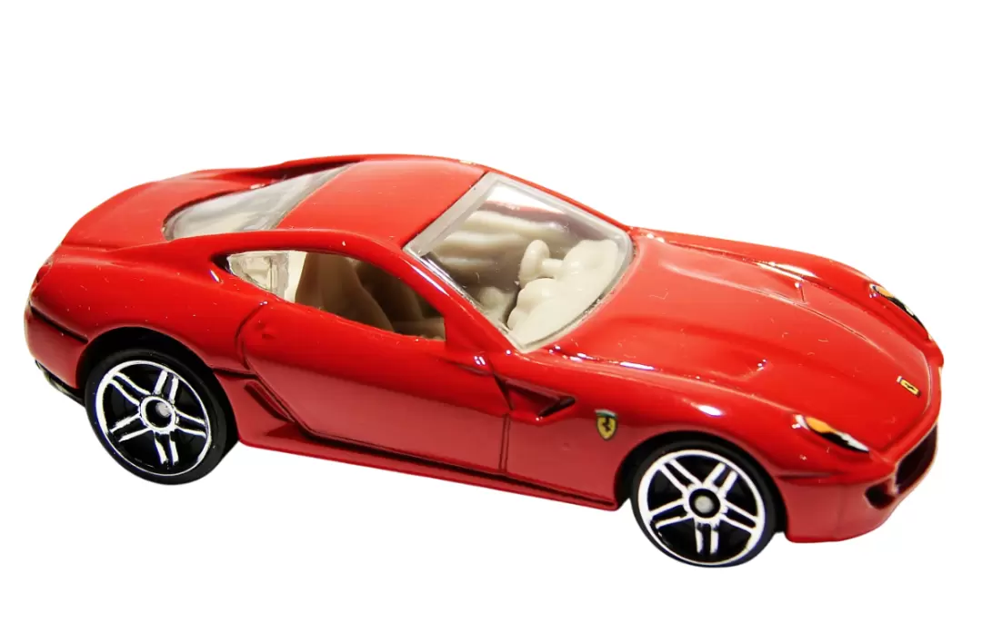 Foto da miniatura Hot Wheels Ferrari 599 GTB na cor Vermelho