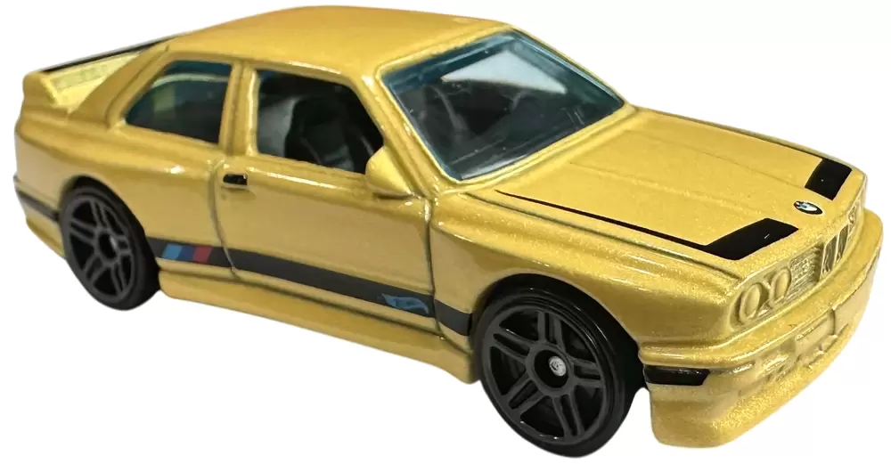 Foto da miniatura Hot Wheels 92 BMW M3 na cor Amarelo