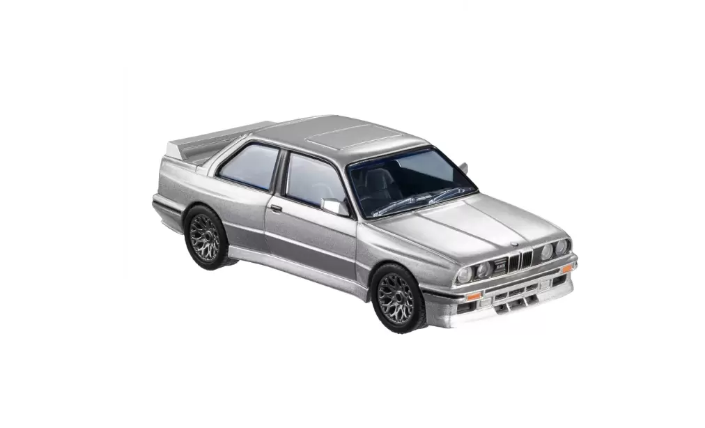 Foto da miniatura Hot Wheels BMW M3 E30 na cor Cinza