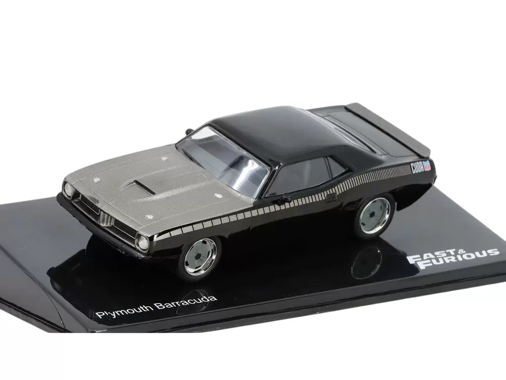 Foto da miniatura IXO Playmouth Barracuda na cor Preto