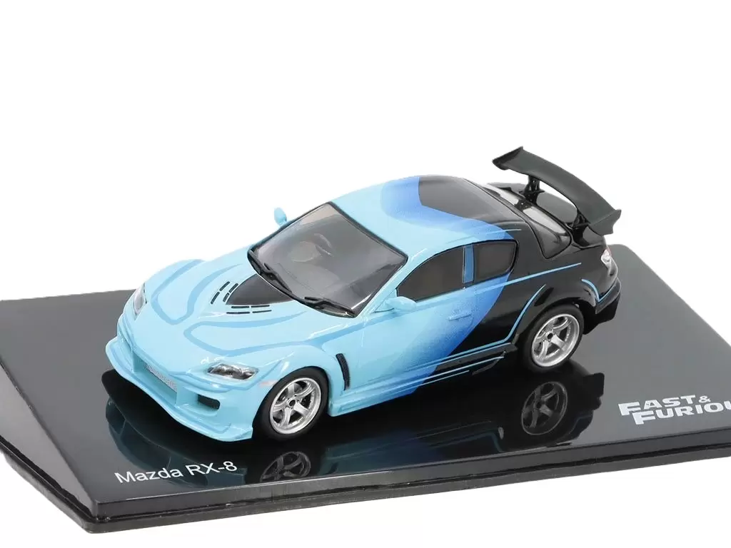 Foto da miniatura IXO Mazda RX8 na cor Azul