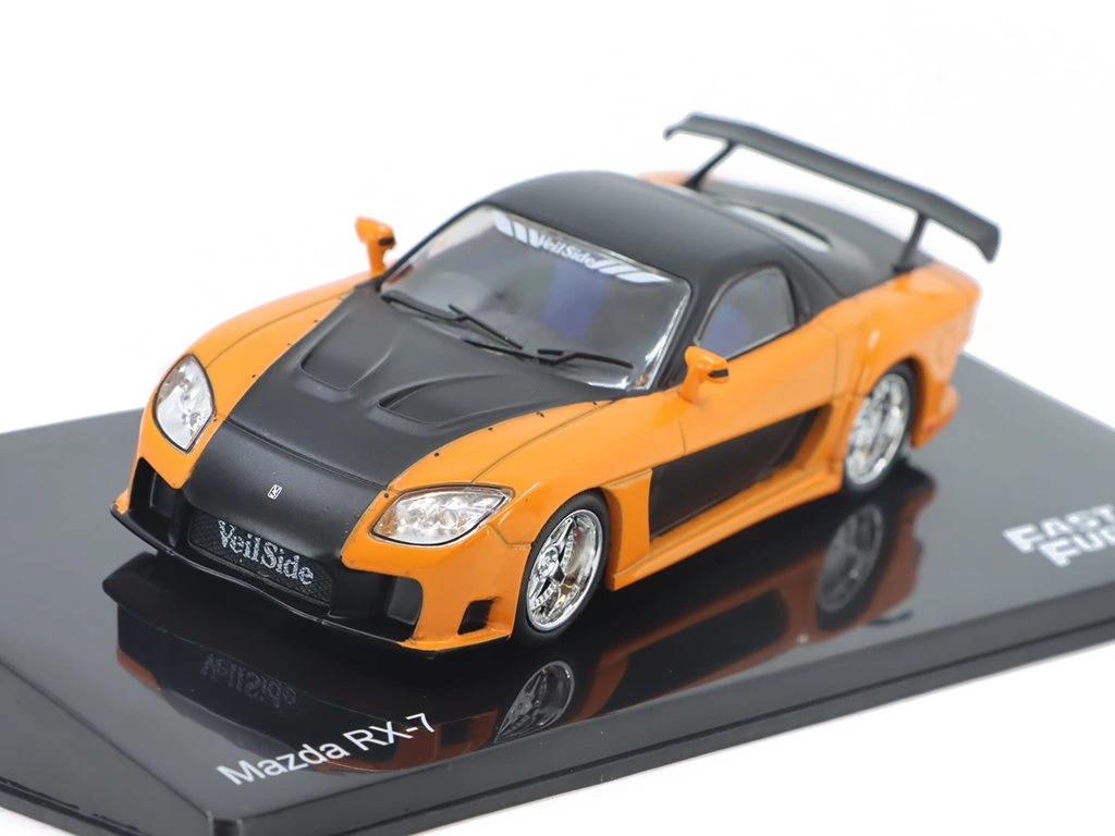 Foto da miniatura IXO Mazda RX7 na cor Laranja