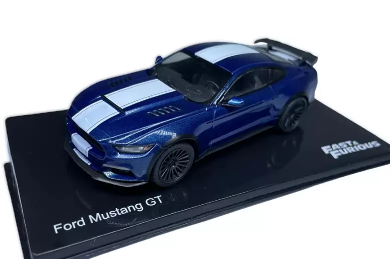 Foto da miniatura IXO Ford Mustang GT na cor Azul
