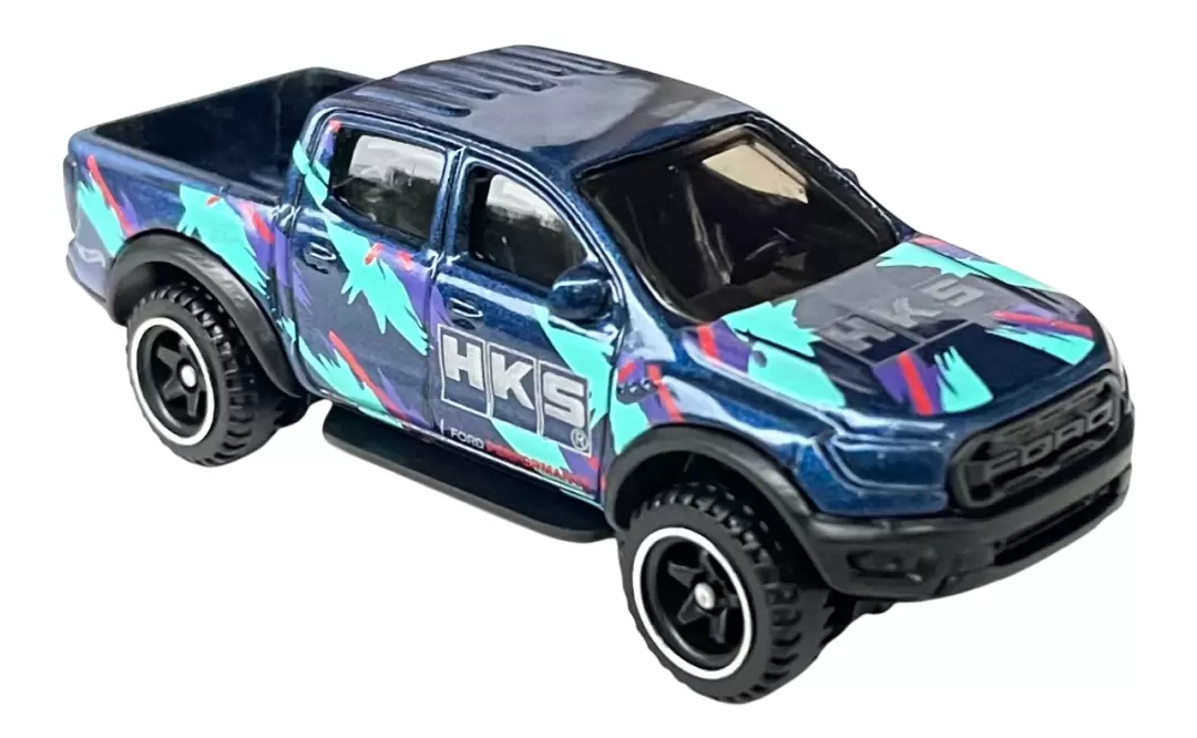 Foto da miniatura Hot Wheels 19 Ford Ranger Raptor na cor Azul