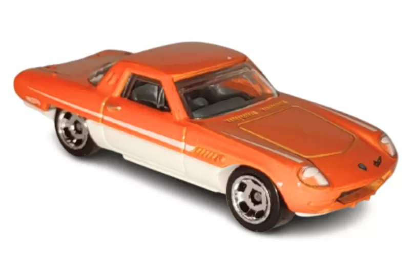Foto da miniatura Hot Wheels 1968 Mazda Cosmo Sport na cor Laranja