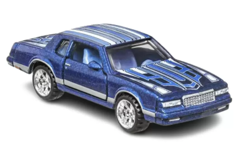 Foto da miniatura Matchbox 88 Chevy Monte Carlo LS na cor Azul