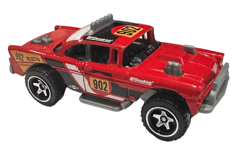 Foto da miniatura Hot Wheels Big-Air Bel-Air na cor Vermelho