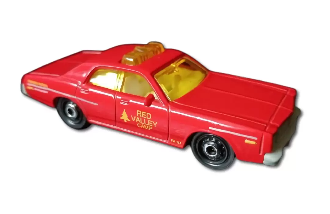 Foto da miniatura Matchbox Dodge Monaco Police Car na cor Vermelho