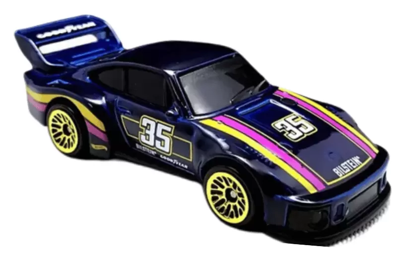 Foto da miniatura Hot Wheels Porsche 935 (2021) na cor Azul