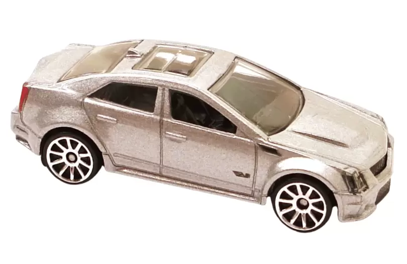 Foto da miniatura Hot Wheels 09 Cadillac CTS-V na cor Prata