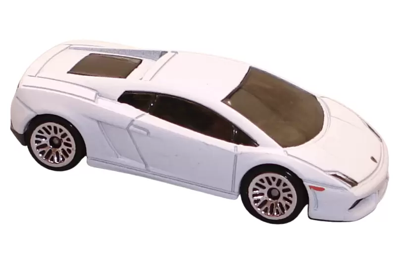 Foto da miniatura Hot Wheels Lamborghini Gallardo na cor Branco