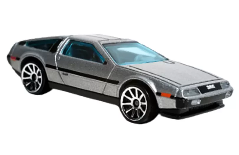 Foto da miniatura Hot Wheels 81 Delorean DMC-12 na cor Prata