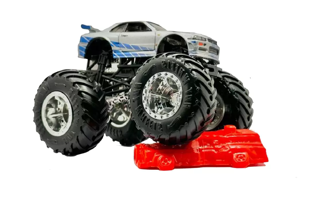 Foto da miniatura Hot Wheels Fast and Furious Nissan Skyline na cor Prata