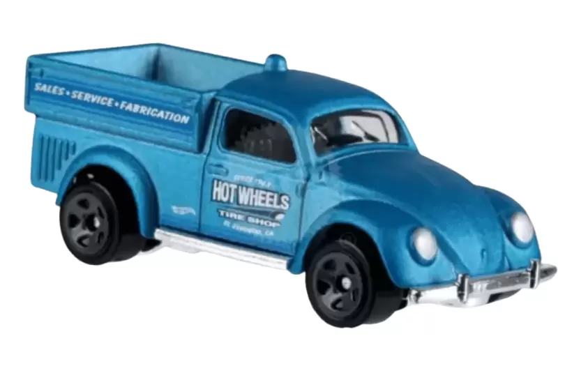 Foto da miniatura Hot Wheels 49 Volkswagen Beetle Pickup na cor Azul