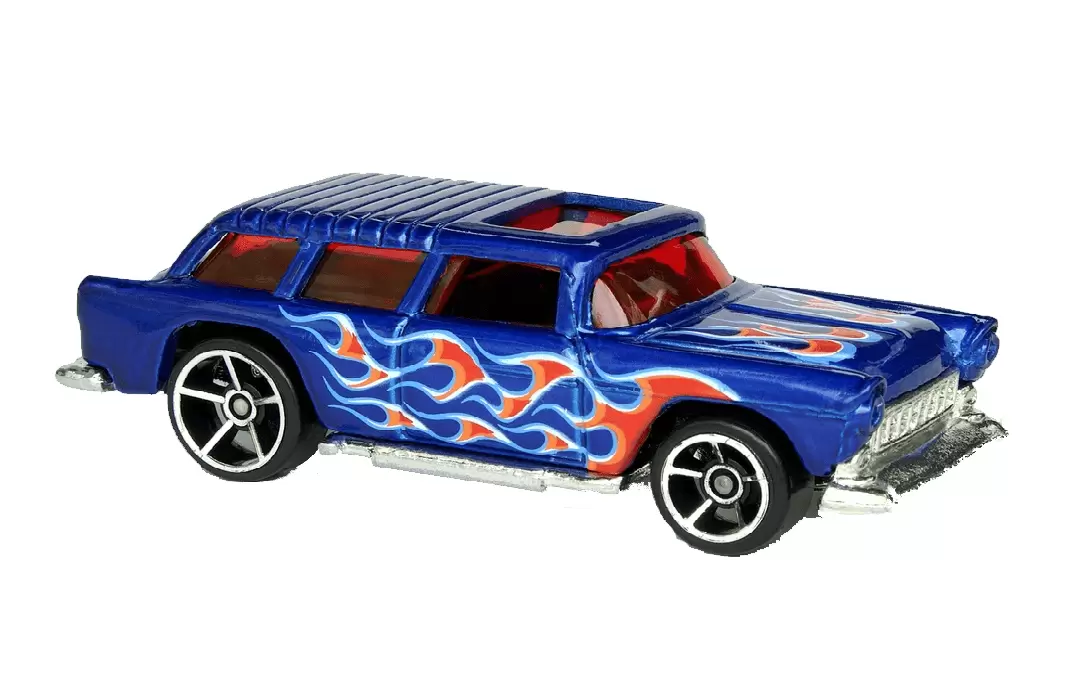 Foto da miniatura Hot Wheels Classic Nomad na cor Azul