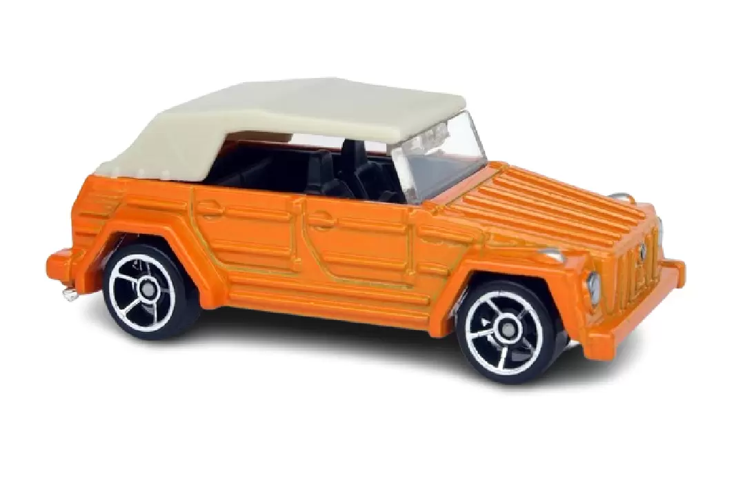 Foto da miniatura Hot Wheels Volkswagern Type 181 na cor Laranja
