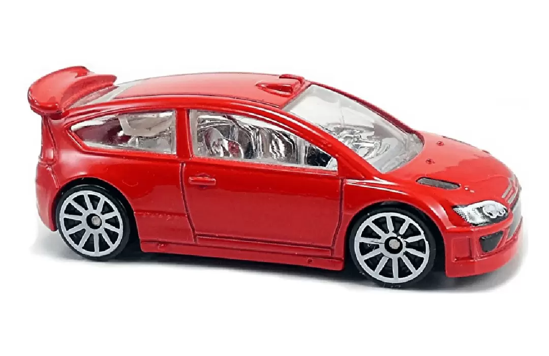 Foto da miniatura Hot Wheels Citroën C4 Rally na cor Vermelho