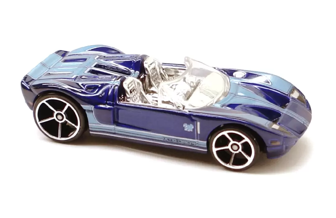 Foto da miniatura Hot Wheels Ford GTX-1 na cor Azul