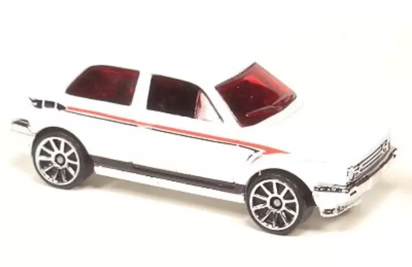 Foto da miniatura Hot Wheels VW Golf na cor Branco