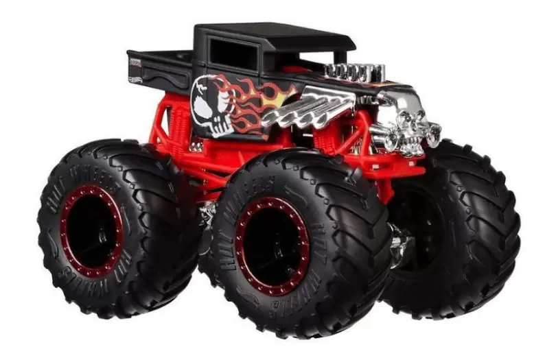 Foto da miniatura Hot Wheels Bone Shaker (Monster Truck) na cor Preto