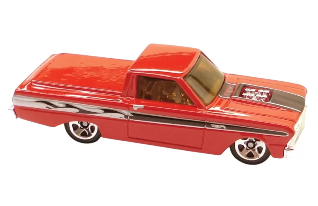 Foto da miniatura Hot Wheels 65 Ford Ranchero na cor Vermelho