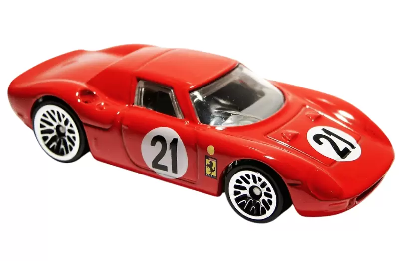 Foto da miniatura Hot Wheels Ferrari 250 LM na cor Vermelho