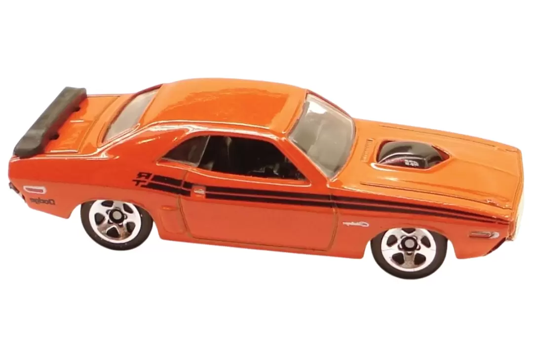 Foto da miniatura Hot Wheels Green Lantern: 71 Dodge Challenger na cor Laranja