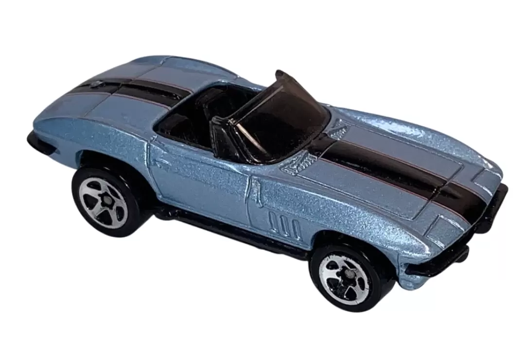 Foto da miniatura Hot Wheels 1965 Corvette na cor Azul