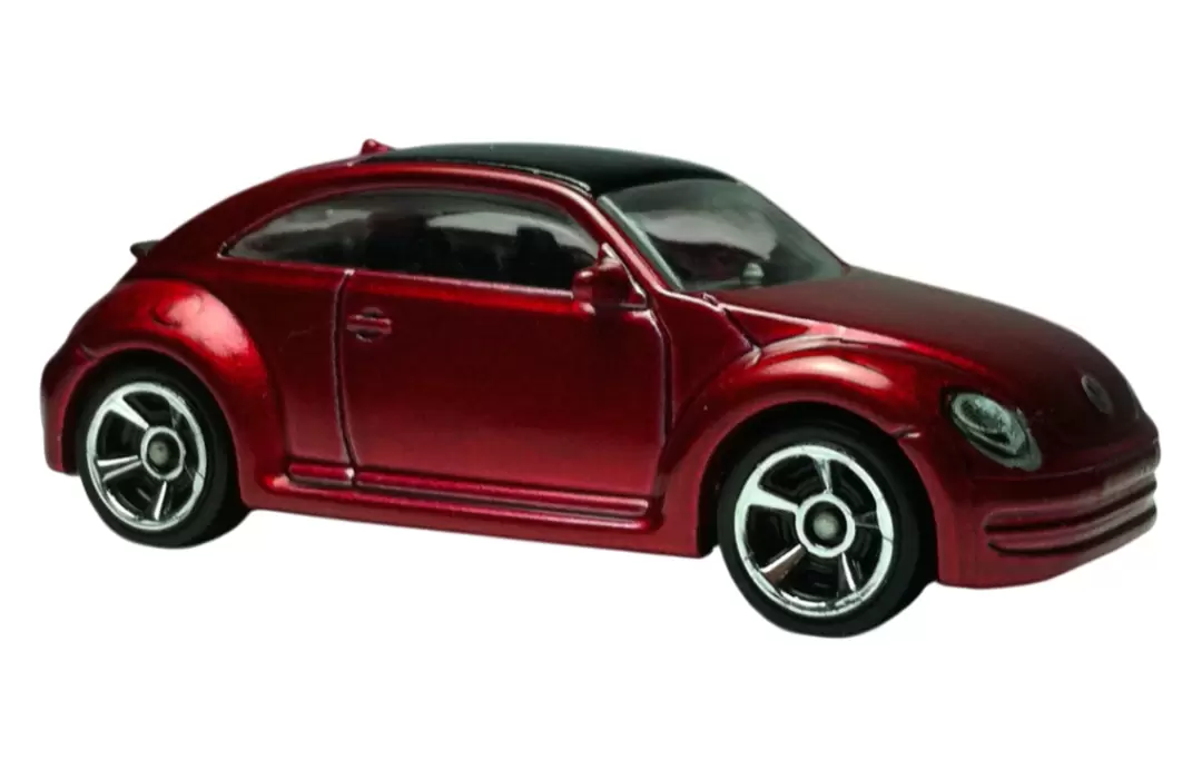 Foto da miniatura Hot Wheels 2012 Volkswagen Beetle na cor Vinho