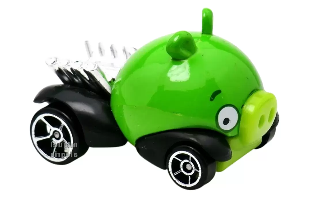 Foto da miniatura Hot Wheels Angry Bird Minion na cor Verde
