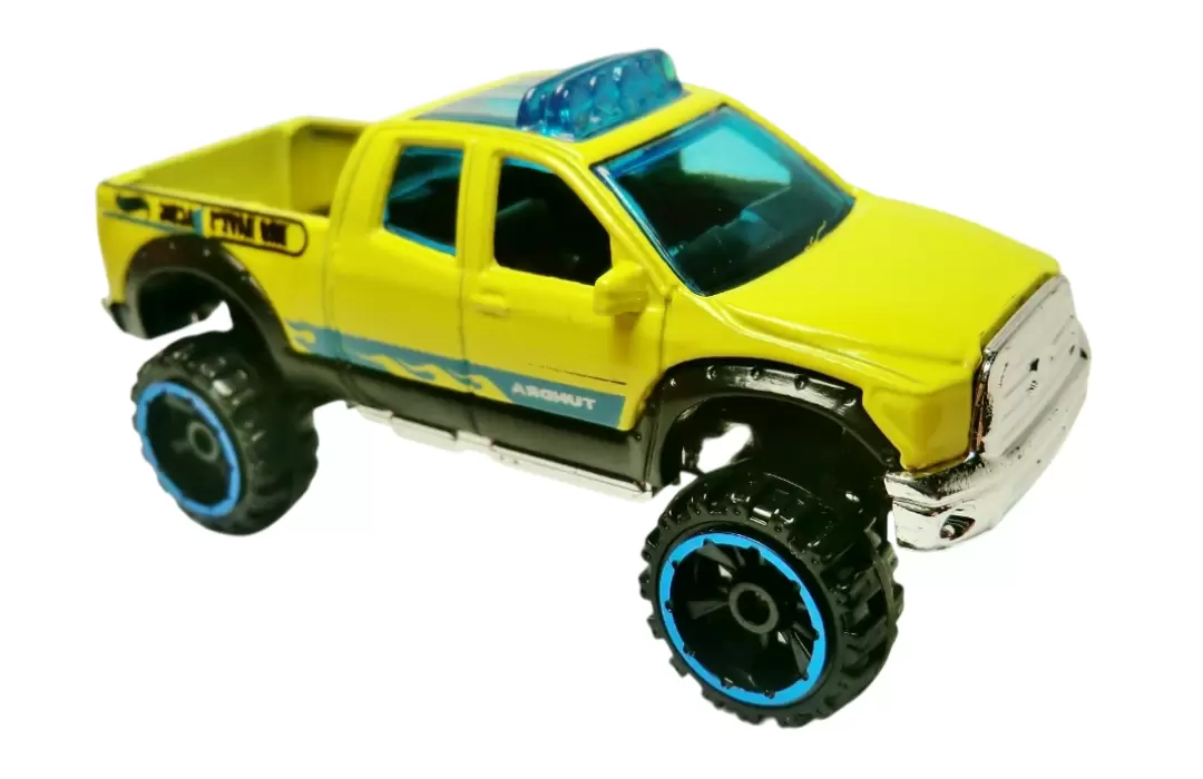 Foto da miniatura Hot Wheels `10 Toyota Tundra na cor Amarelo