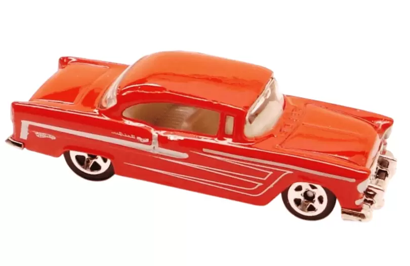 Foto da miniatura Hot Wheels 55 Chevy Bel Air na cor Vermelho