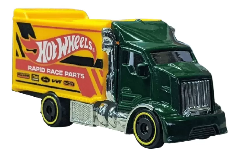 Foto da miniatura Hot Wheels Hiway Hauler 2 na cor Verde