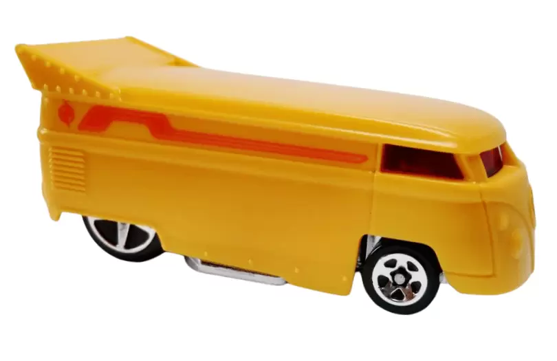 Foto da miniatura Hot Wheels Volkswagen Drag Bus na cor Laranja