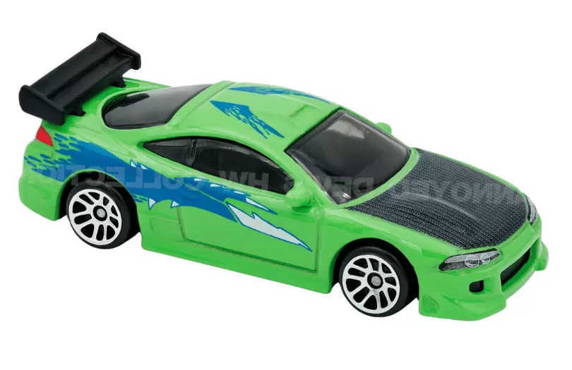 Foto da miniatura Hot Wheels 1995 Mitsubishi Eclipse na cor Verde