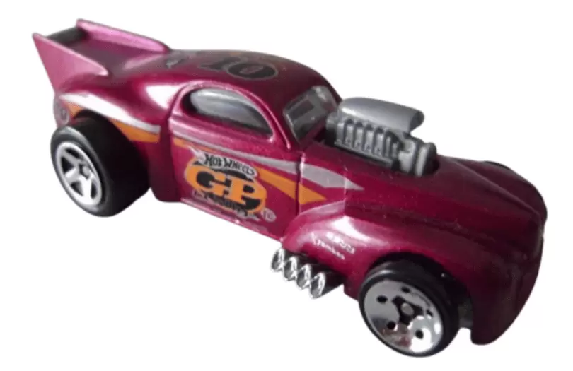 Foto da miniatura Hot Wheels Willys Coupe na cor Roxo
