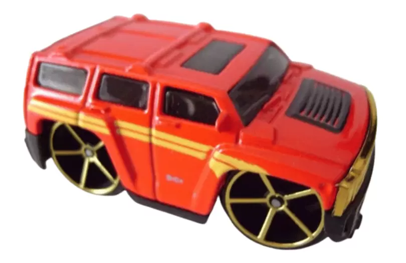 Foto da miniatura Hot Wheels Hummer H3 na cor Vermelho